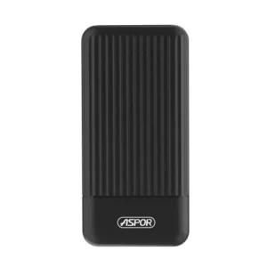 Aspor A323 Power Bank 10000mAh 2 Outputs - 100% Authentic