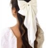 Korean Long Hair Bow/කොරියන් ලෝන්ග් හෙයාර් බෝ
