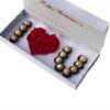 CHOCOLATE WITH ROSE FLOWERS BOX /චොක්ලට් සහ රෝසමල් box