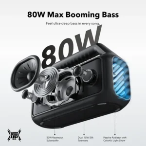 Anker Soundcore Boom 2 Portable Bluetooth Speaker - 100% Authentic