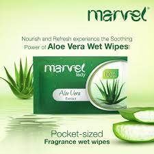 Marvel Lady Wet Wipes Aloe vera - 10pcs