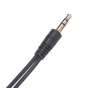 Audio jack splitter cable separate volume control /ඕඩියෝ ජැක් ස්ප්ලිටර්
