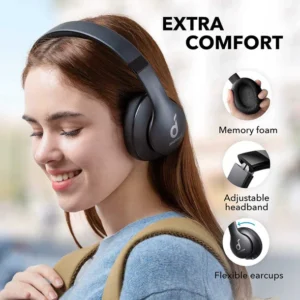 Anker Soundcore Life 2 Neo Wireless Over-Ear Bluetooth Headphones - 100% Authentic