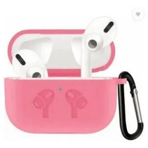 Airpods pro silicone case cover/එයාර්පෝඩ්ස් ප්‍රො සිලිකන් කේස්