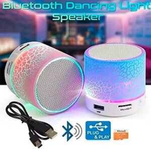 Bluetooth speaker with LED lights/බ්ලූටූත් ස්පීකර් ලයිට් සහිත