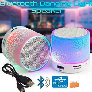 Bluetooth speaker with LED lights/බ්ලූටූත් ස්පීකර් ලයිට් සහිත
