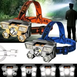 5 LED Rechargeable Headlamp