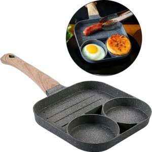 2 Holes Frying Pan
