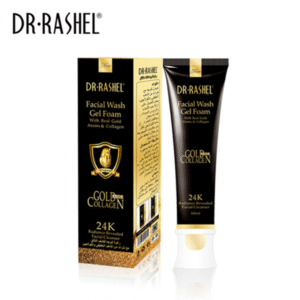 Dr.Rashel Gold & collagen facial wash Gel foam/ගෝල්ඩ් &කොලැජන් වොෂ් ෆෝම්