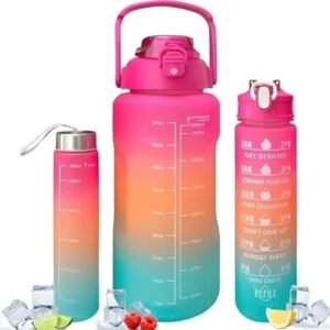 3 pcs water bottle set/වෝටර් බොට්ල් සෙට්