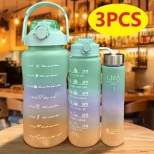 3 pcs water bottle set/වෝටර් බොට්ල් සෙට්
