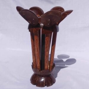 Coconut shell spoon set/පොල්කටු හැදි සෙට්