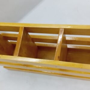 Handcrafted wooden storage Rack