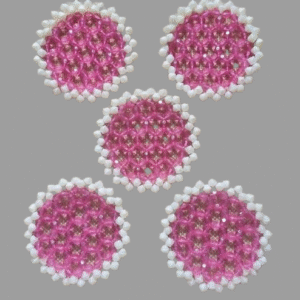Beaded Flower buckets /පබළු මල් වට්ටි
