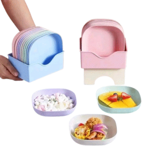 10 Pcs Plastic Serving Plates 🍽😍