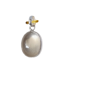 Orginal Moonstone gem Silver Pendant