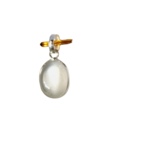 Orginal Moonstone gem Silver Pendant